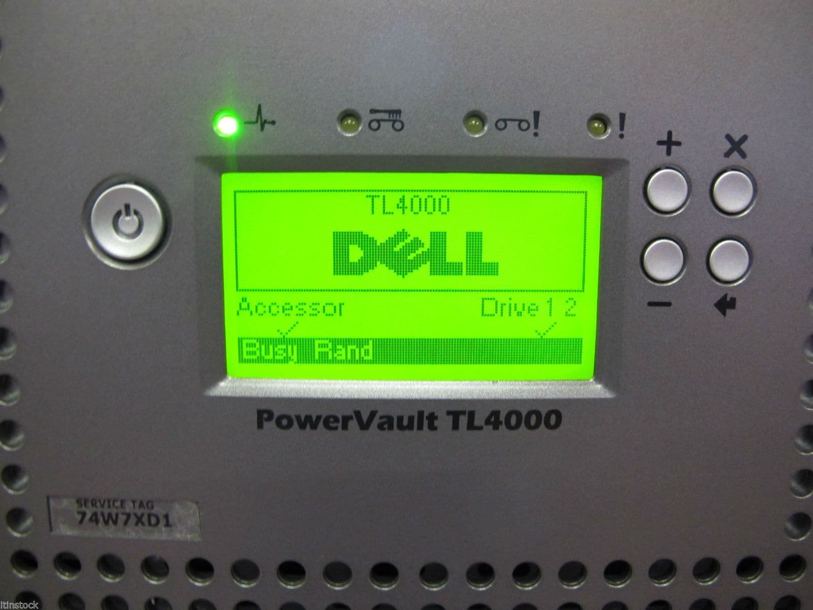 Dell PowerVault TL4000 2 x LTO5 SAS HH Tape Autoloader Library for