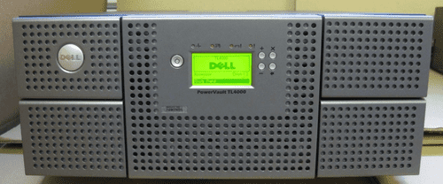 Dell PowerVault TL4000 2 x LTO-5 SAS HH Tape Autoloader Library for data backup