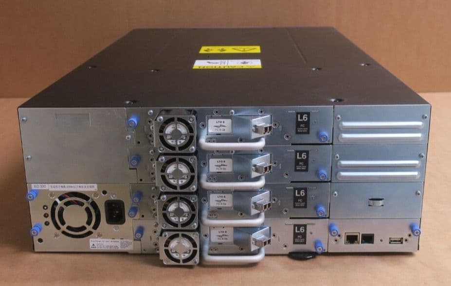 Dell PowerVault TL4000 4U 45Slot Tape Library Autoloader 4x LTO6 8Gb