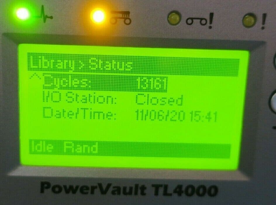 Dell PowerVault TL4000 4U Tape Library 48Slot With 2x LTO5 8Gb FC