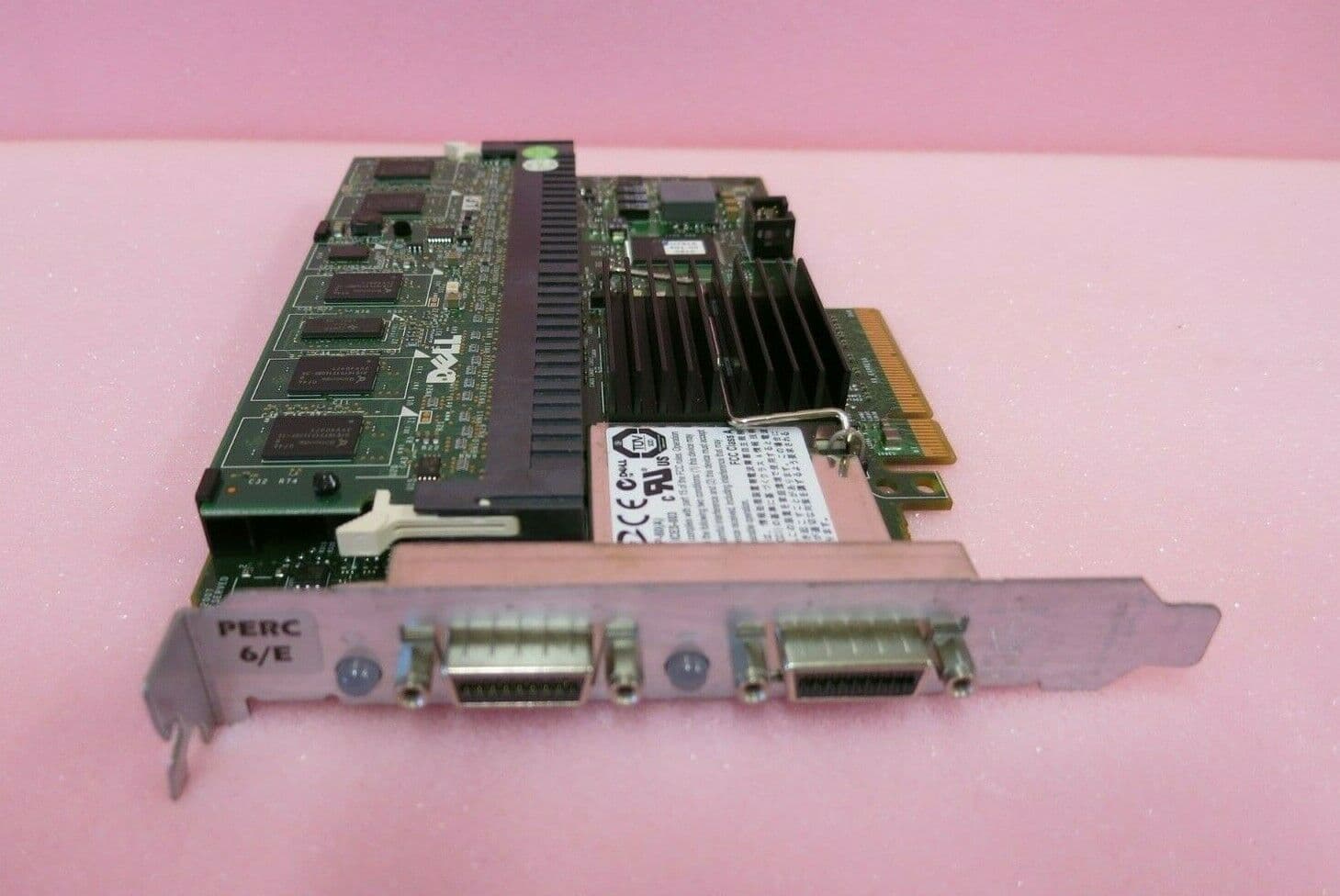 Dell PR174 PERC 6/E 512MB 8Port SAS Dual Channel PCIe RAID Controller Card