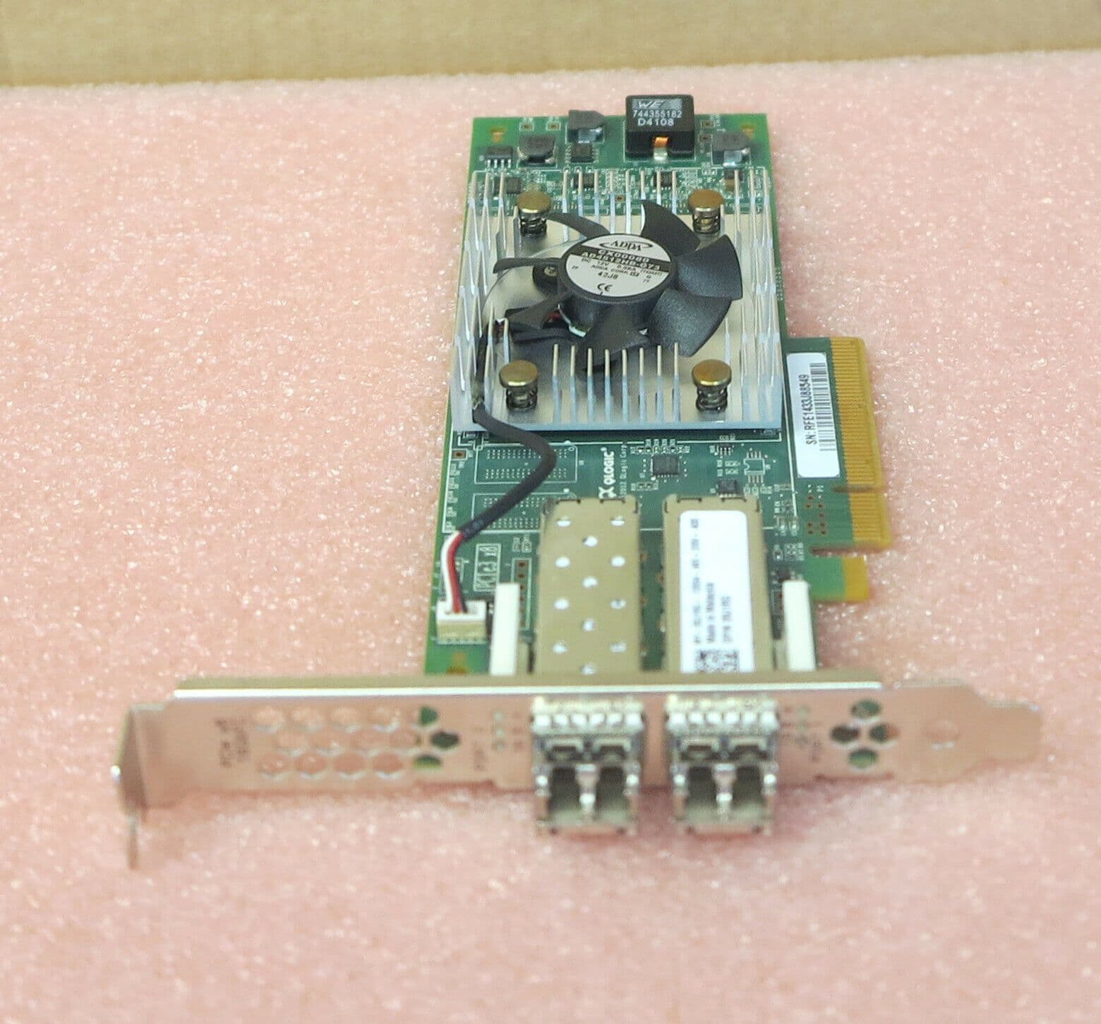 (未使用･未開封品)　Qlogic (DELL OEM) QLE2460 4Gbps FC-HBA PCI-Express接続  vf3p617 Dell PF323 QLogic QLE2460 4GB HBA Fibre Channel Adapter PCI-E