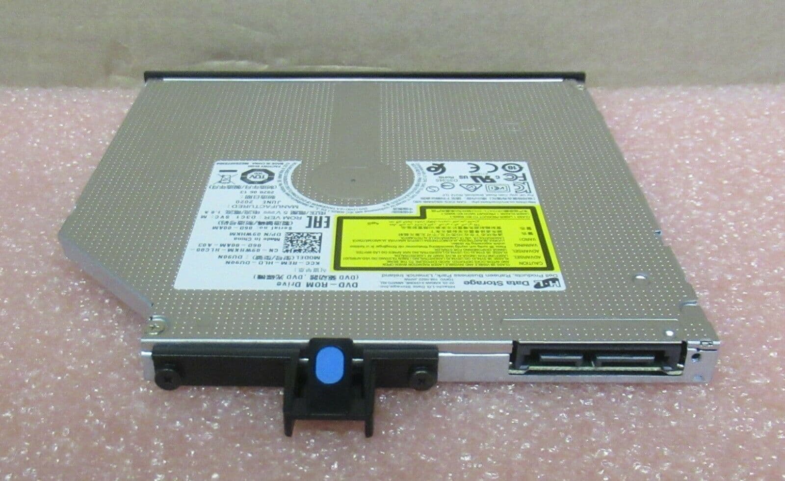 Dell R640 DVDROM 8x SATA Optical Slimline SATA DVD Disc Drive with