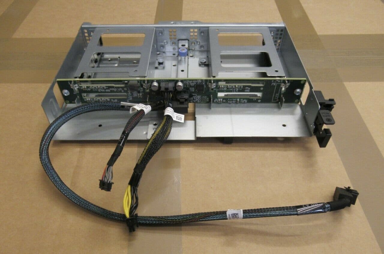 Dell R740XD 12x 3 5 Rear Hard Drive Cage 4x 2 5 Back Panel Kit HN1H8 ...