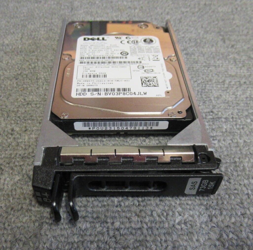 Hard Disk Interno Dell 250GB 7200rpm SATA 2.5 Pollici, P383F 0P383F MHZ2250BK, Per Server E Laptop, Ricambio Originale