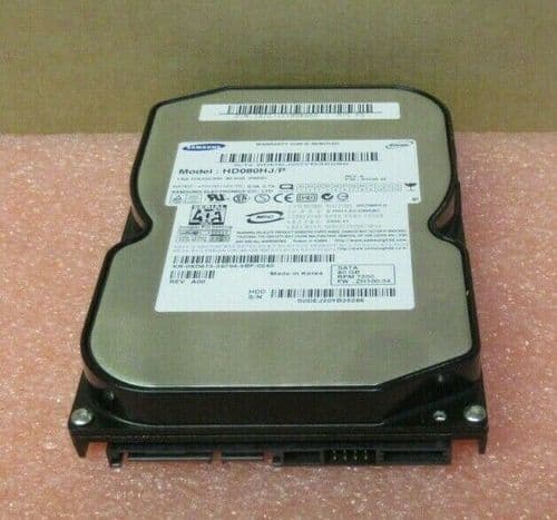 Dell Samsung 80GB 3.5" SATA 3GB/s 7.2K 8MB Hard Drive HDD XD673 HD080HJ/P