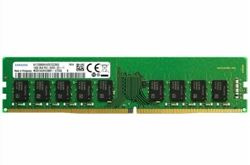 Barrette Mémoire RAM DDR4 16 Go 2666 MHz UDIMM Pour PC Fixe Dell OEM - Neuf - Garantie à Vie