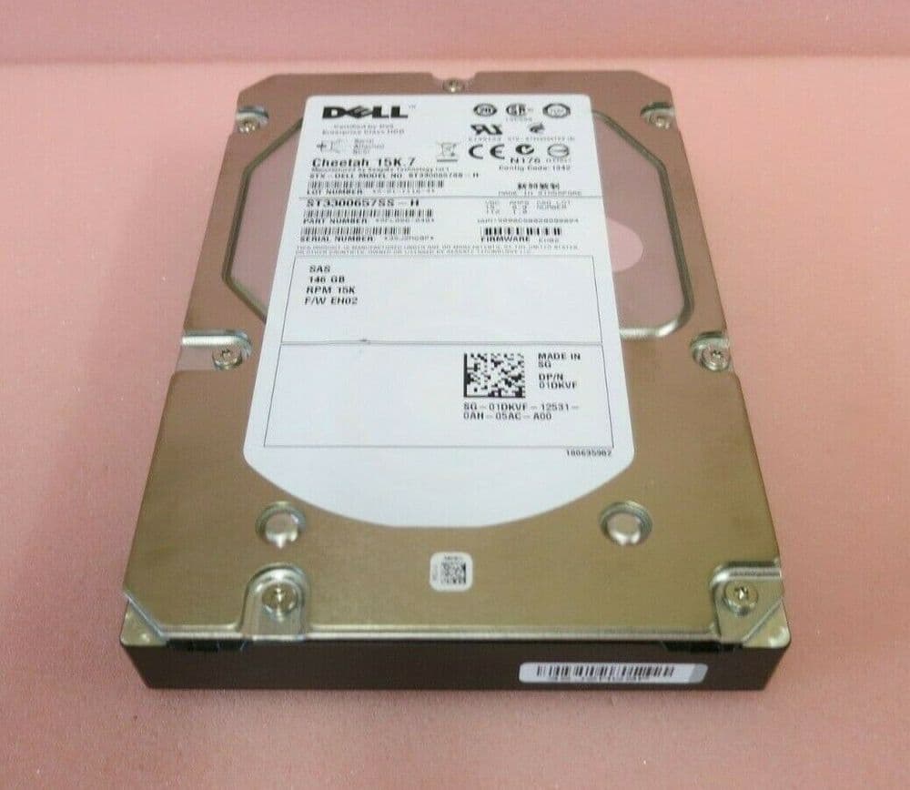 Dell ST3300657SS-H 1DKVF Cheetah 15K 7 Internal 146GB 15000RPM SAS 16MB ...