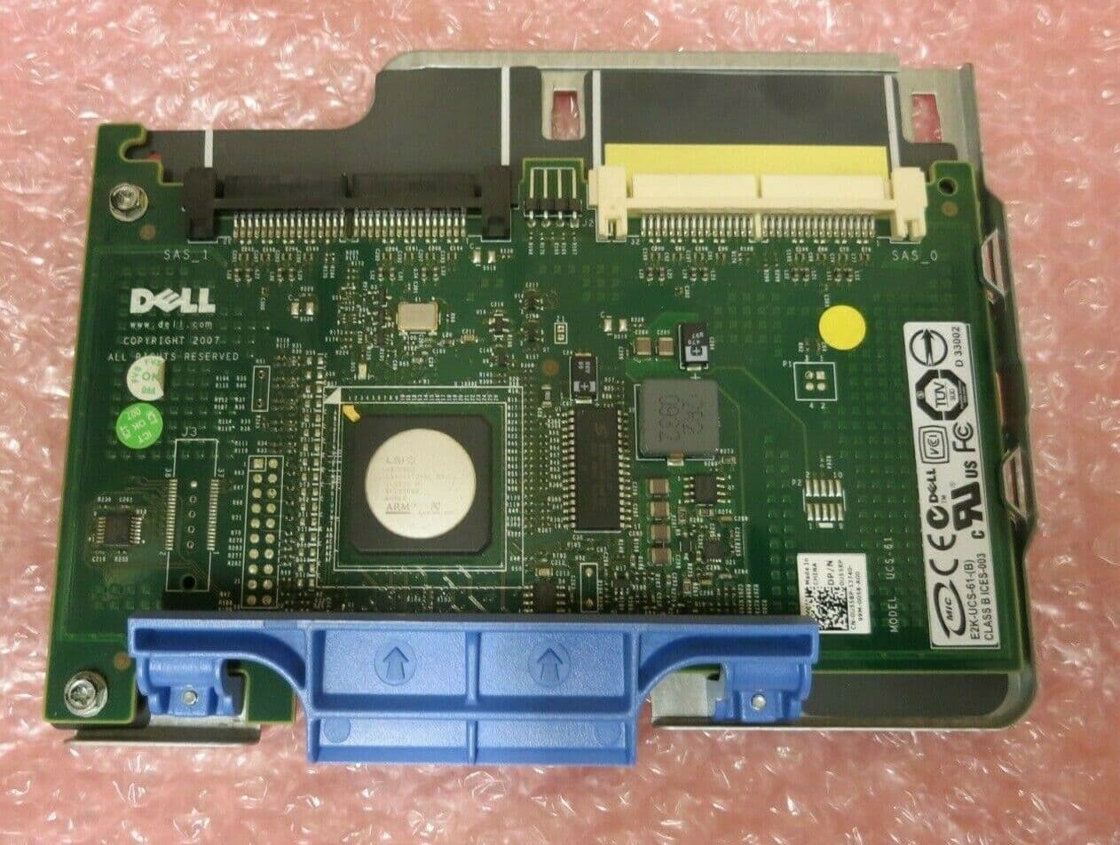 Dell U558P PowerEdge T410 R510 PCIExpress SAS PERC 6/i Controller Card