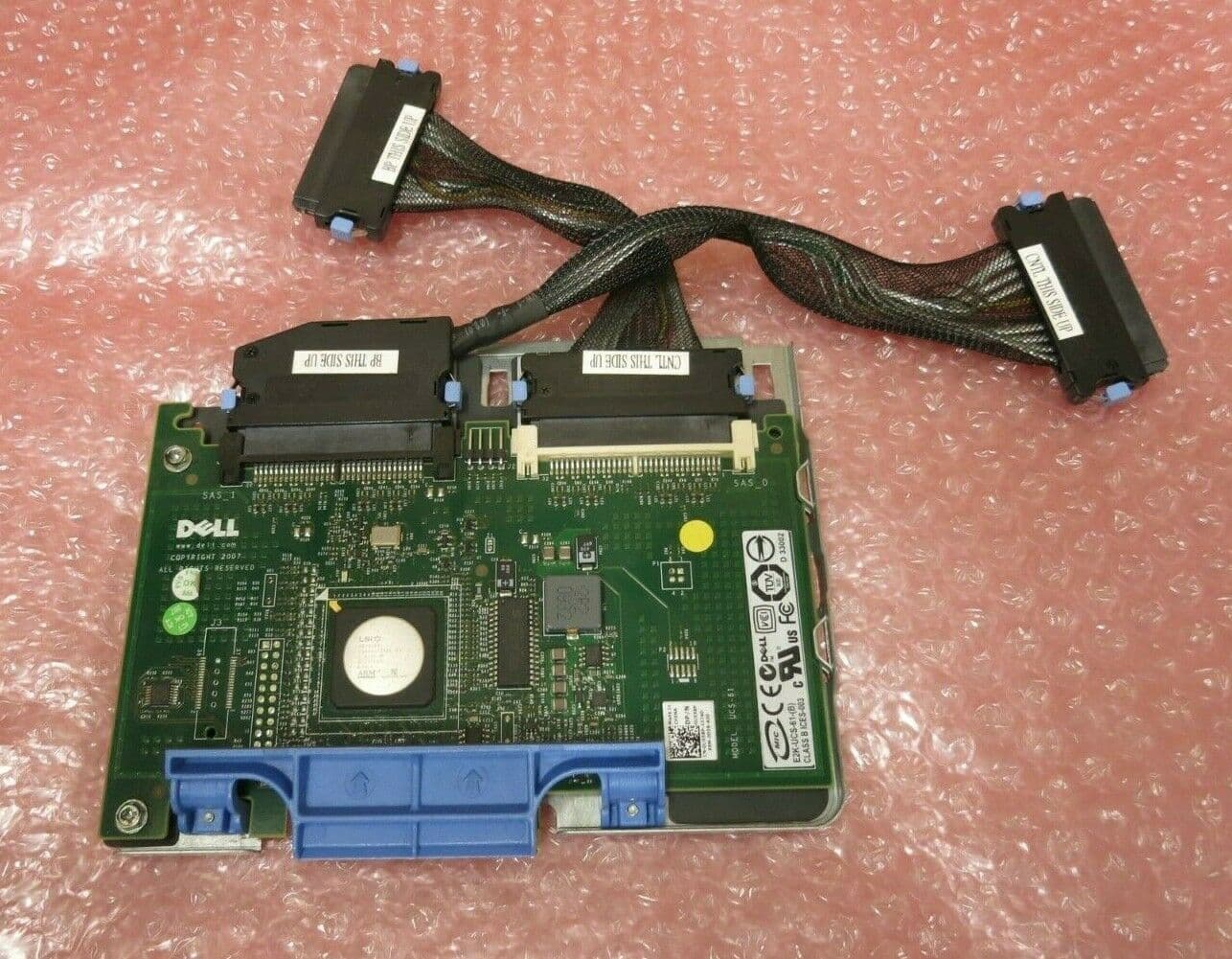 Dell U558P PowerEdge T410 R510 PCIExpress SAS PERC 6/i Controller Card