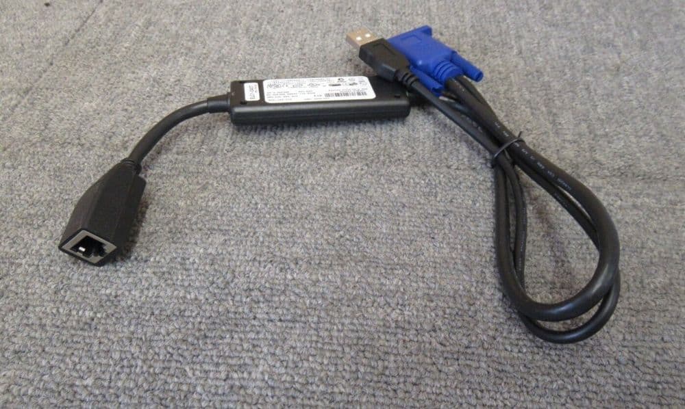 Dell UF366 0UF366 520-294-503 KVM System Interface POD Cable USB RJ45 VGA