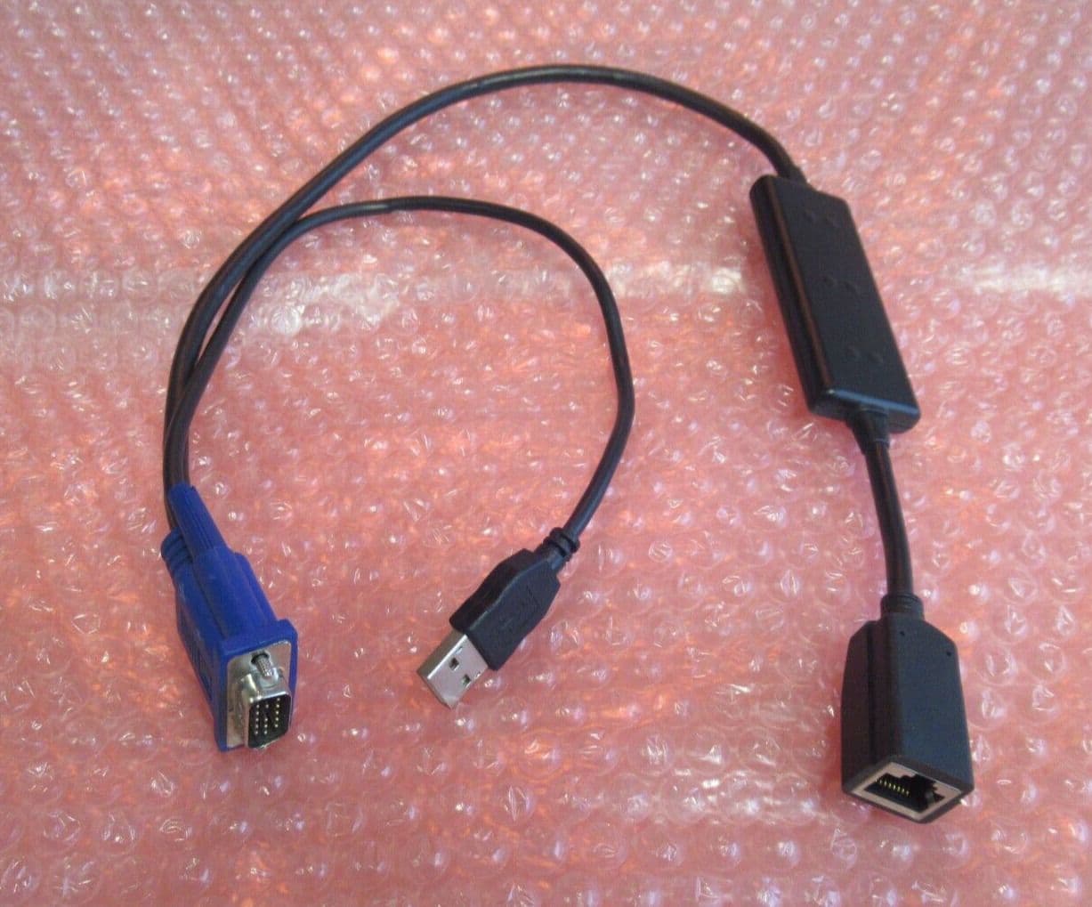 Dell UF366 520-294-503 KVM System Interface POD Cable USB RJ45 VGA