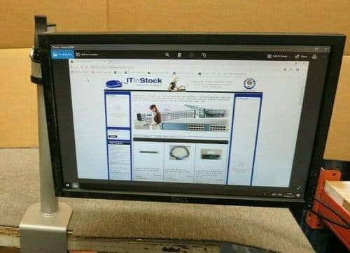 Dell UltraSharp 0J341F E1909WB Black 19" LCD TFT Widescreen Monitor With Stand