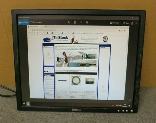 Dell UltraSharp HU183 E198FPB Black 19" LCD TFT Monitor VGA No Stand