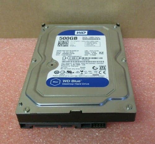 Dell Western Digital Blue 500GB 3.5" SATA 6GB/s 7.2K 16MB Hard Drive HDD 1WR32