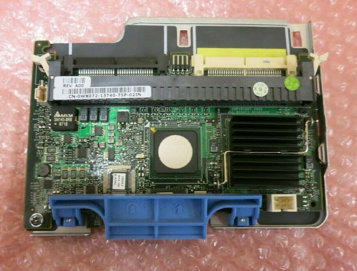 Dell WX072 PowerEdge PERC 5i 256MB SAS RAID Controller Card SAS Cable