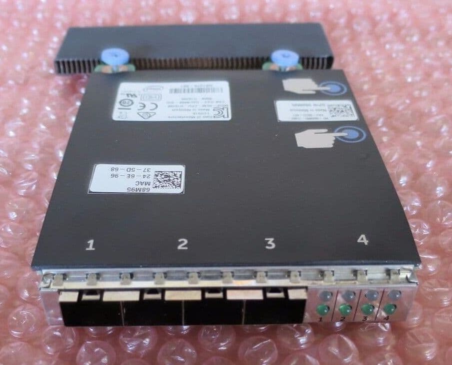 Dell X710 10Gb DA/SFP Quad Port RNDC Redundant Network Daughter Card 68M95