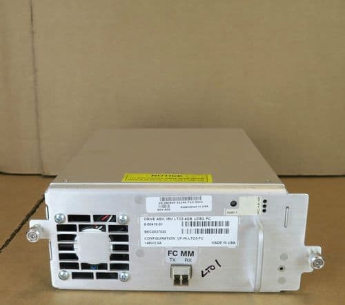 Dell XJ869 - Fibre Channel FC Ultrium 3 LTO3 Backup Tape Drive Loader With Tray