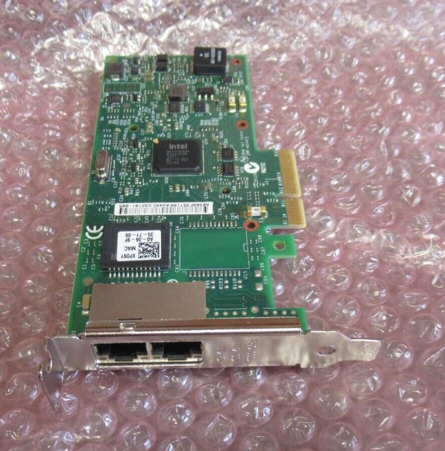 Dell XP0NY i350 2 Port RJ45 1Gbps PCI Express Low Profile Network