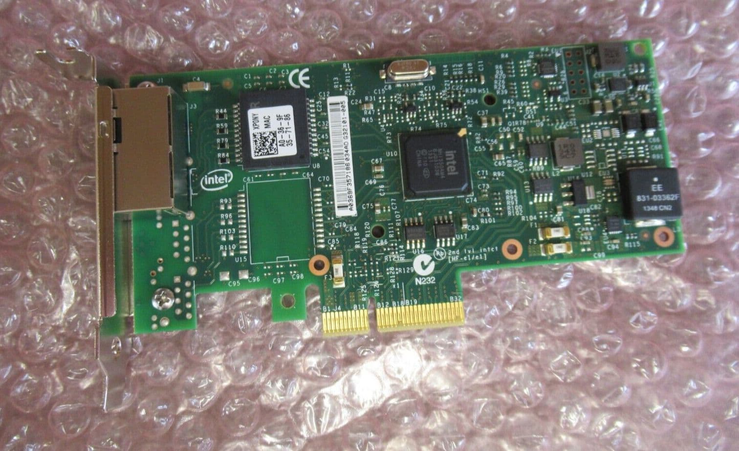 Dell XP0NY i350 2 Port RJ45 1Gbps PCI Express Low Profile Network