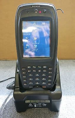 Denso BHT-280B-CE 200 Series Hand Held Computer / Scanner Charger and AC Adapter