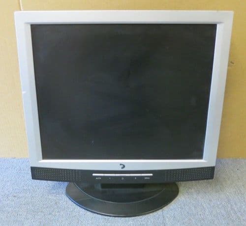 Difusion P176 F176 17" Silver & Black LCD TFT Flat Screen Monitor VGA