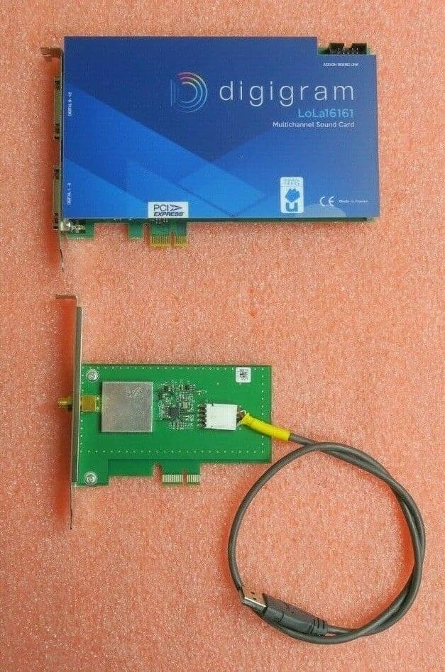 Digigram LoLa16161 Multichannel Sound Card 1Port Antenna Card 2x MD