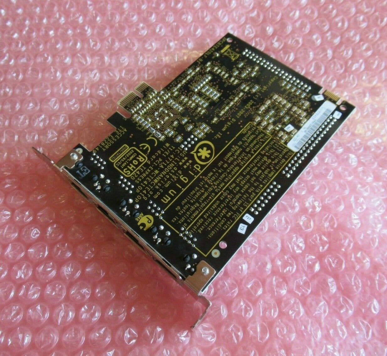 Digium Wildcard TE420 5TE420 Quad-Ports T1/E1 PCI Express Network