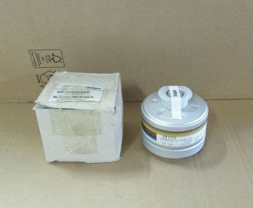 Drager 6735812 A1B2E2K1Hg NO CO Type 620 Safety Gas Face Mask Combined Filter