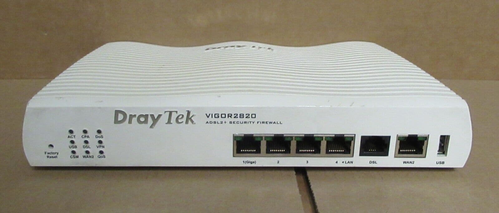 Draytek VIGOR 2820 Series Ethernet Wi-Fi ADSL Router Security Firewall