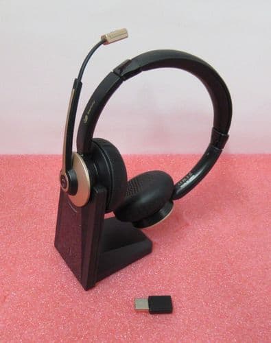 Earbay BT786C-D Wireless Bluetooth Headset Microphone USB Dongle Charging Dock