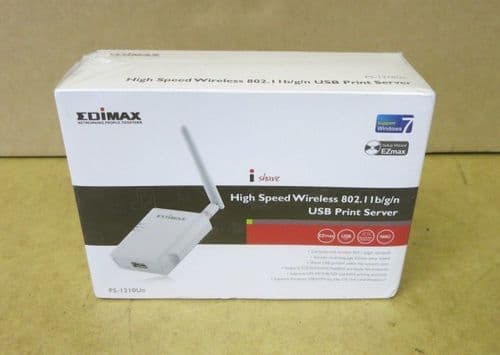 EDIMAX High Speed Wireless 802.1 b/g/n USB Printer Sever USB 2.0 PS-1210Un