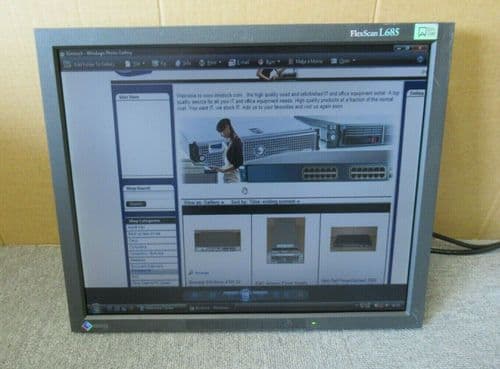 Eizo FlexScan L685 0FTD0268 18.1" LCD TFT Monitor Black DVI USB Type A/B - 203649552026
