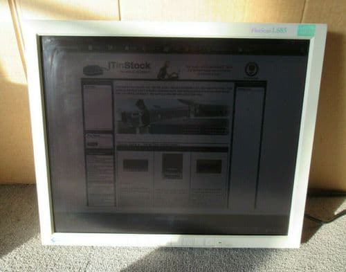 Eizo FlexScan L685 0FTD0268 18.1" LCD TFT Monitor White DVI USB Type A/B
