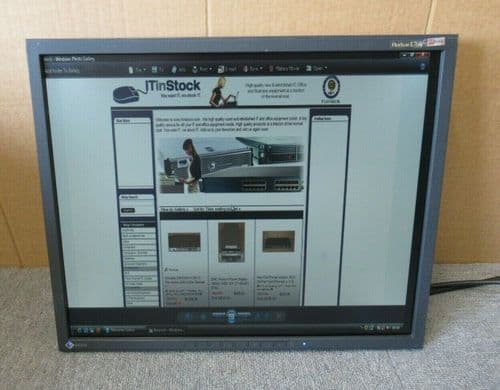 Eizo FlexScan L768 0FTD0703 19" LCD TFT Monitor Black VGA DVI No Stand