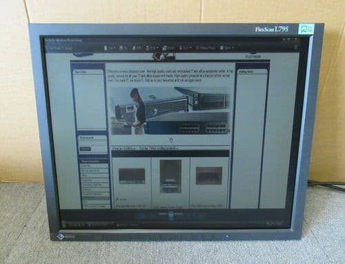 Eizo FlexScan L795 0FTD0570 19" LCD TFT Flat Screen Monitor Grey VGA DVI USB - 363578649334