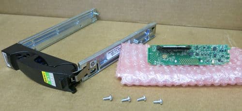 EMC 005049238 Drive Caddy Tray & 250-135-900D SATA to Fibre Channel Interposer