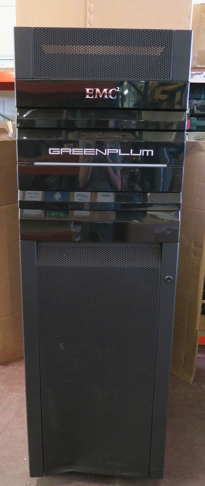 EMC Greenplum T-Rack1 40U Server Rack Cabinet Enclosure 100-585-008 900 ...
