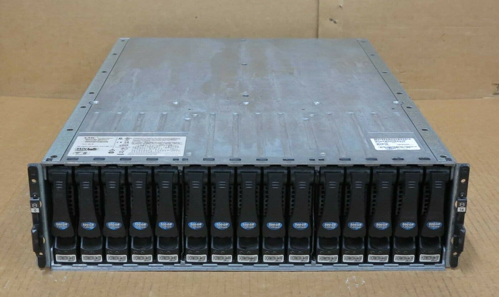EMC KLE 100561721 Dell HK392 Storage Array 7 5TB HDD 2x Controllers