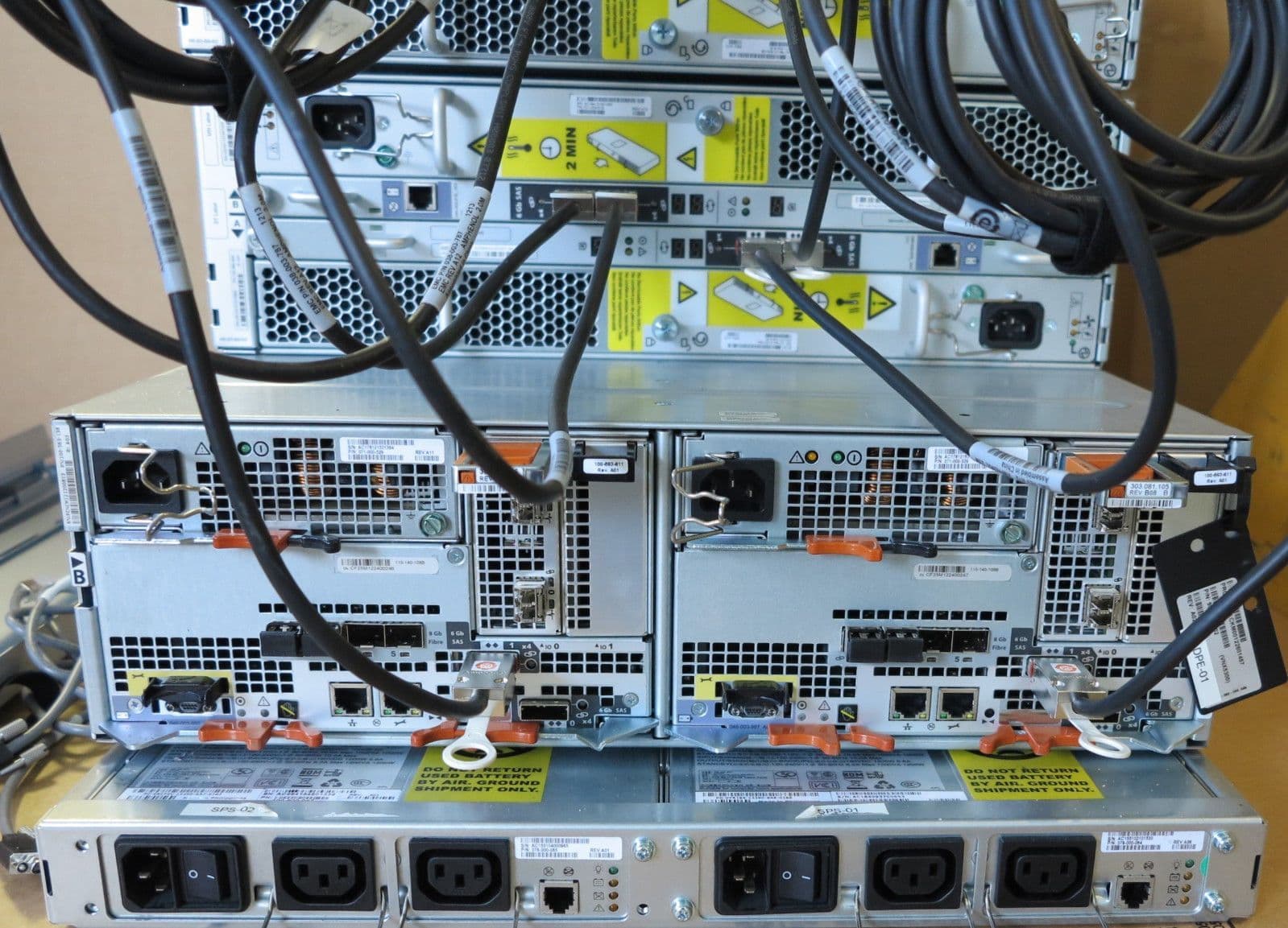 EMC VNX 5300 53 3Tb Unified Storage System Array with 3 Shelves And SPS