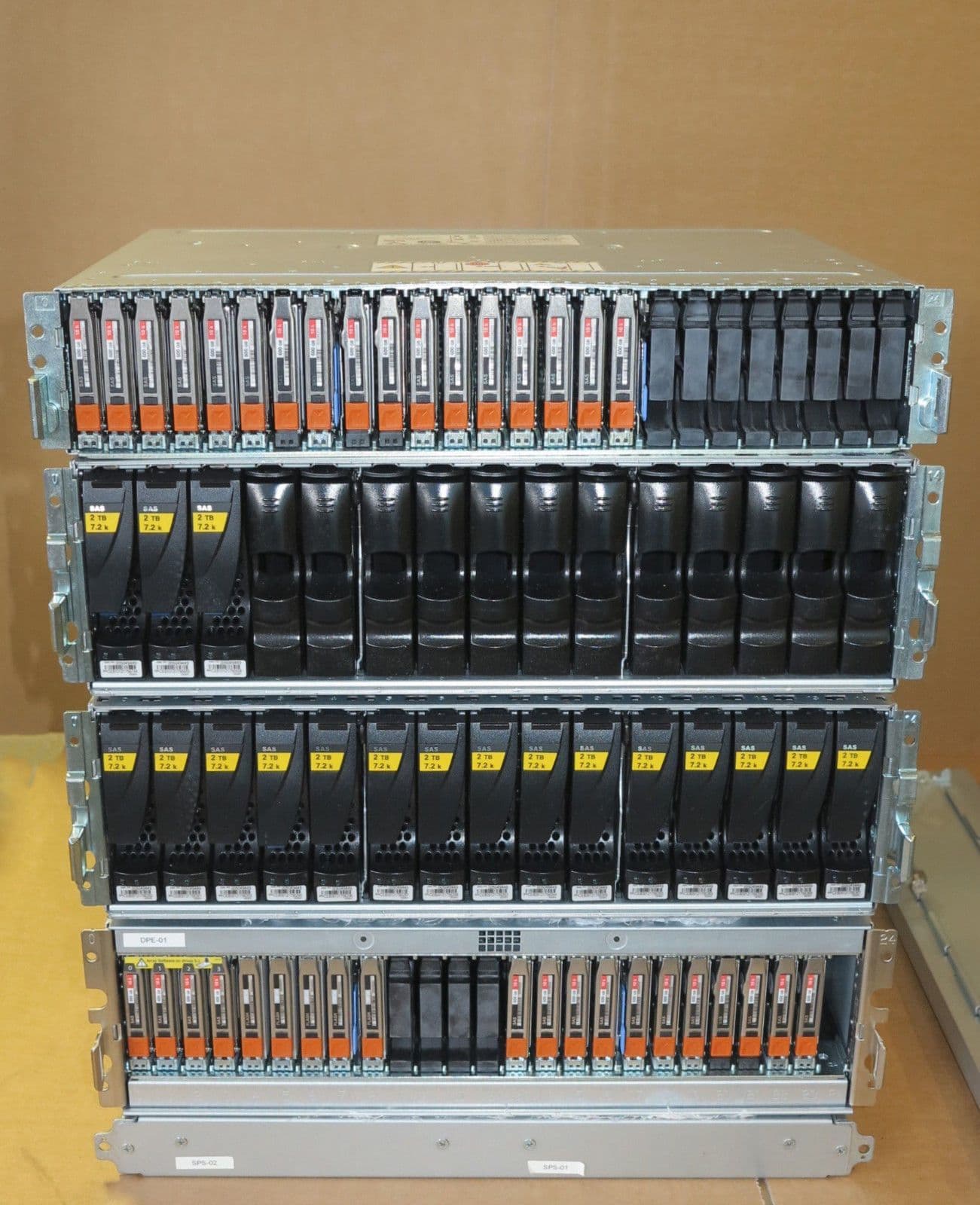 EMC VNX 5300 53 3Tb Unified Storage System Array with 3 Shelves And SPS