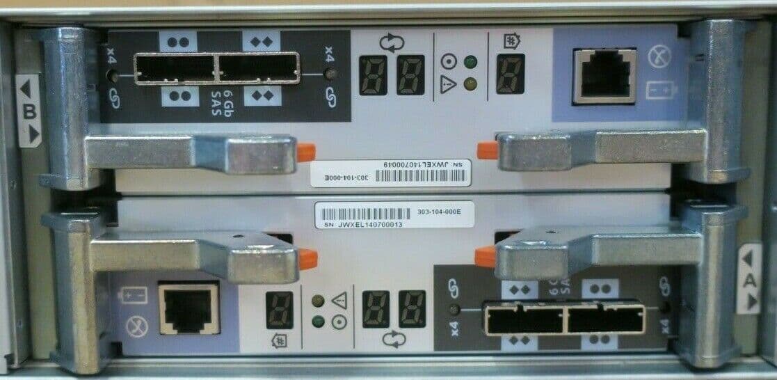 EMC VNX5300 SAE Expansion Array 16x 600GB 10K HDD 6x 200GB SSD 2x SAS ...
