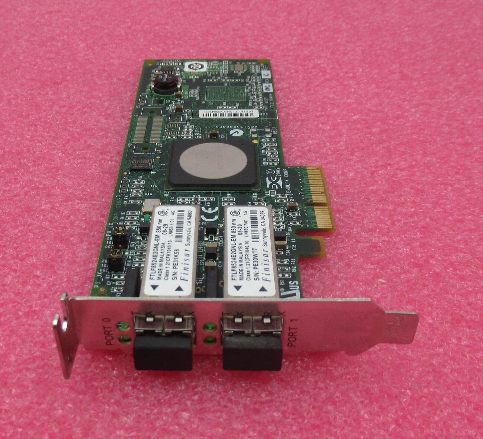 Emulex LPe11002 4Gbps 2ch FC-HBA PCI-Express接続  tf8su2k Emulex LPe11002 4Gbps 2ch FC-HBA PCI-Express接続 tf8su2k
