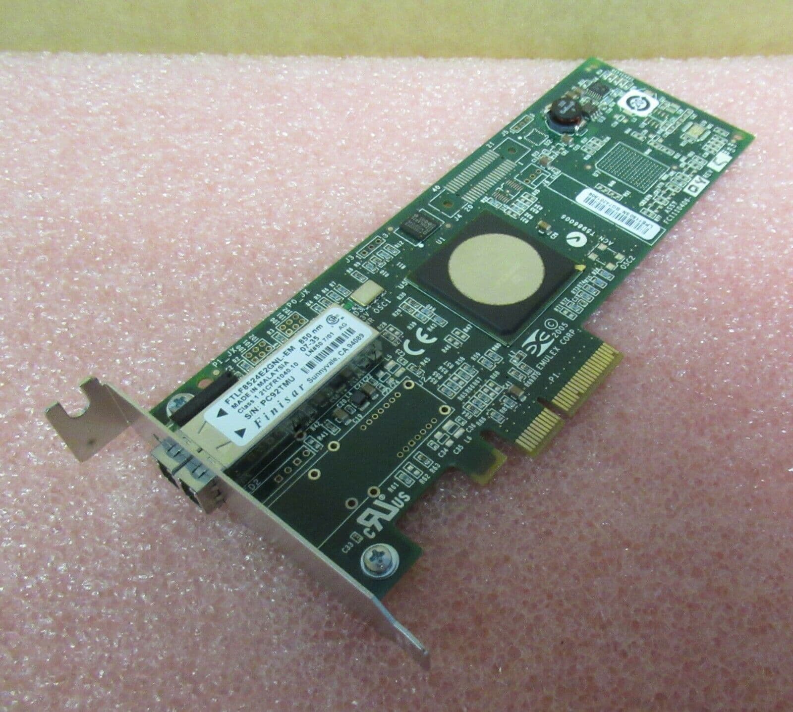 (未使用･未開封品)　Emulex LPe11002 4Gbps 2ch FC-HBA PCI-Express接続  p1m72rm Emulex LPe11002 Dual Port 4Gb Fibre Channel x4 PCIe HBA Adapter