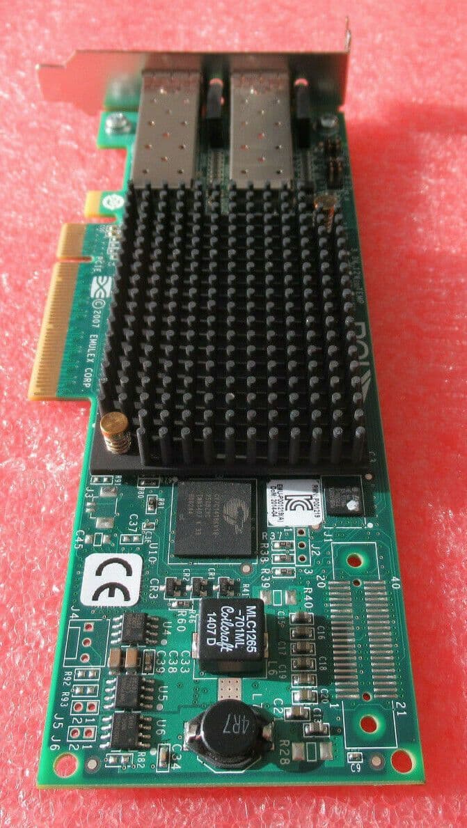 Emulex LPE12002 PCIE 2 0 x8 8Gb Dual Port FC Host Bus Adapter Card