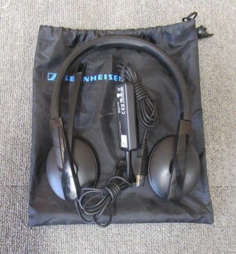 EPOS Sennheiser SC165 USB Over-The-Head Wired Stereo Binaural Duo Headset