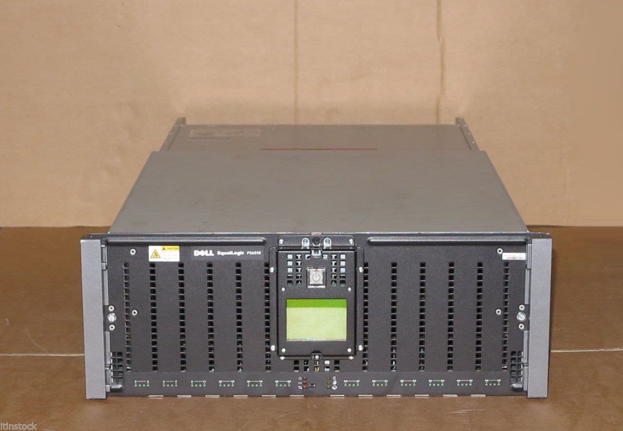 EqualLogic PS6510e Virtualized iSCSI SAN Storage Array 48x 2TB 7 2K 96Tb