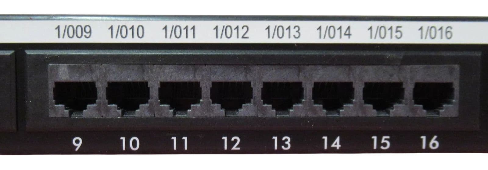 Excel 100-304 24 Port Cat6 RJ45 Patch Panel 1U 19