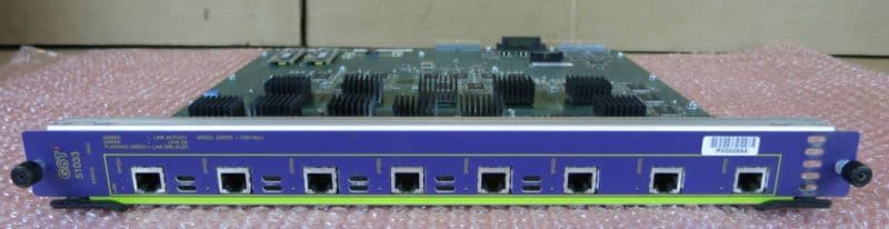 Extreme Networks Black Diamond G8Ti 51033 8-Port 1000Base-T Ethernet Module