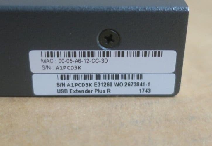 Extron 4-Port USB 2 0 Extender Plus R Receiver 60-1471-13 AC Adapter